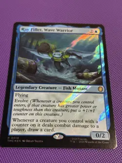 Ray Fillet, Wave Warrior (Surge Foil) Commander: Teenage Mutant Ninja Turtles... - Image 1