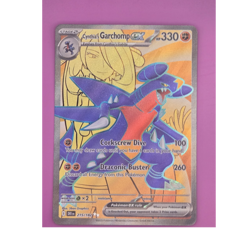 Pokemon TCG Cynthia's Garchomp ex Sv10 Destined Rivals 215/182 Ultra Rare Holo - Image 1