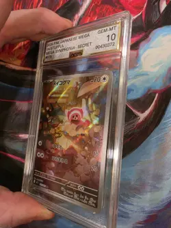 Nintendo Pokemon TCG Stufful 075/063 Secret Holo Art Rare Japanese AGS 10 - Image 3