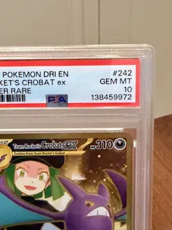 Pokemon TCG 2025 Pokemon Dri En-Destined Rivals #242 Rocket'S Crobat Ex PSA 10 - Image 5
