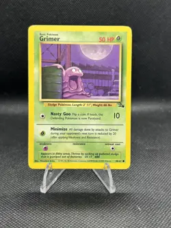 Pokemon TCG Fossil Set - Grimer 48/62 Fossil Regular - Image 2