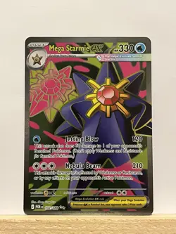 Mega Starmie EX 102/088 Full Art Ultra Rare Pokemon TCG: Perfect Order - Image 1