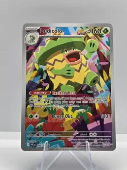 Ludicolo 095/094 Illustration Rare Phantasmal Flames Pokemon NM - Image 1