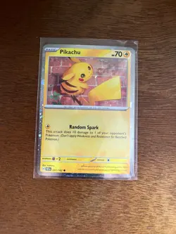 Pokemon TCG Pikachu #51/162 Cosmos Holo Temporal Forces Collectors Chest 2024 NM - Image 1
