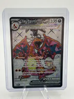 Charizard ex 215/197 Ultra Rare Obsidian Flames Pokemon Near Mint - Image 1