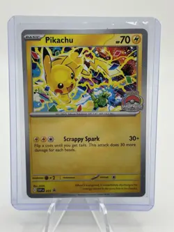 Pikachu (World Championship 2025) 225 Promo Scarlet & Violet Promo Pokemon NM - Image 1