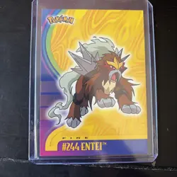 Pokemon Entei #244 Topps Johto League Champions - Image 1
