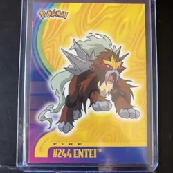 Pokemon Entei #244 Topps Johto League Champions - Image 2