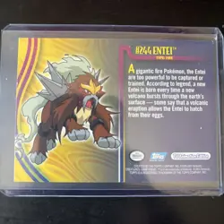 Pokemon Entei #244 Topps Johto League Champions - Image 3
