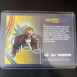 Pokemon Entei #244 Topps Johto League Champions - Image 4