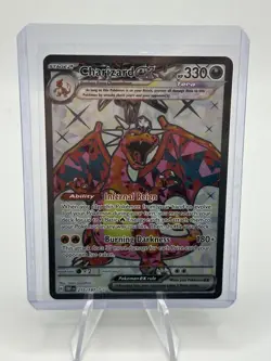 Charizard ex 215/197 Ultra Rare Obsidian Flames Pokemon Near Mint - Image 1