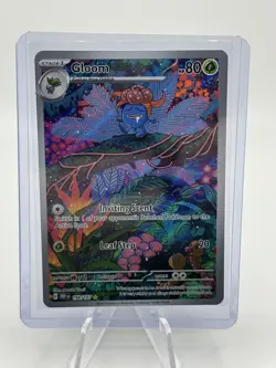 Gloom 198/197 Illustration Rare Obsidian Flames Pokemon Near Mint - Image 1