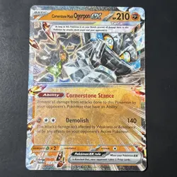 Cornerstone Mask Ogerpon ex 112/167 Pokemon Twilight Masquerade NM - Image 1