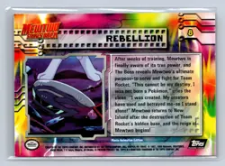 1999 Topps Pokemon Mewtwo Strikes Back Foil Rebellion #8 - Image 2