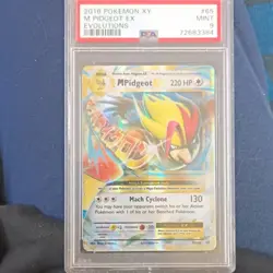 M Pidgeot EX 65/108 Evolutions Ultra Rare Holo PSA 9 Pokemon TCG English - Image 1