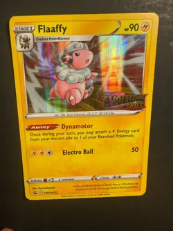 2021 Flaaffy Prerelease SWSH122 Pokemon Sword & Shield Black star Promo Holo - Image 5