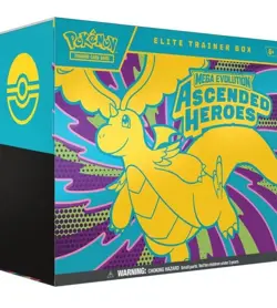 Pokemon TCG Ascended Heroes Elite Trainer Box Factory Sealed New ETB No Damage - Image 1