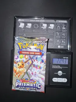 22.43 Gram 🔥Pokemon Prismatic Evolutions Booster Pack Sealed! Demi-God Pack!U - Image 1