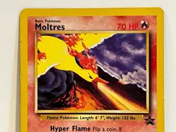 Vintage 2000 Pokemon TCG Black Star Promo MOLTRES Non-Holo Rare #21 MP English - Image 3