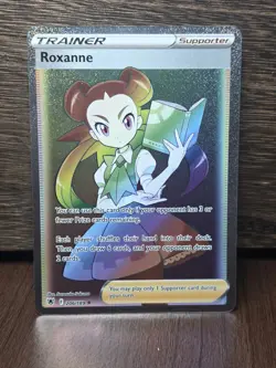 Roxanne (Secret) 206/189 Pokemon TCG SWSH10: Astral Radiance Secret Rare NM - Image 1