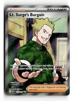 Lt. Surge's Bargain - 170/132 ME01: Mega Evolution Holofoil 170/132 LPvintage... - Image 1