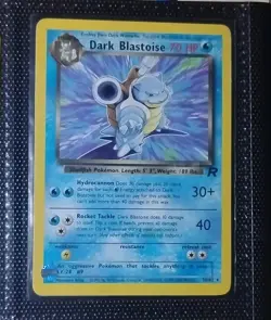 The Pokemon Company Dark Blastoise Team Rocket 3/82 2000 English Holo Rare 70 HP - Image 1