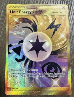 Pokemon Unit Energy LPM Secret Rare Foil 171/156 Sm-Ultra Prism Card - Image 1