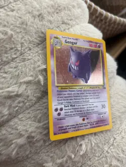 Holographic Gengar 1995 Pokemon Fossil set - Image 2