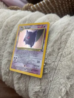 Holographic Gengar 1995 Pokemon Fossil set - Image 3