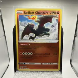 Radiant Charizard 020/159 Radiant Rare Crown Zenith Pokemon Holo Near Mint - Image 1