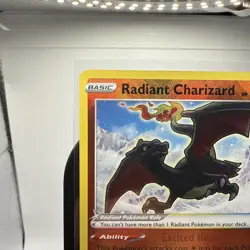 Radiant Charizard 020/159 Radiant Rare Crown Zenith Pokemon Holo Near Mint - Image 2