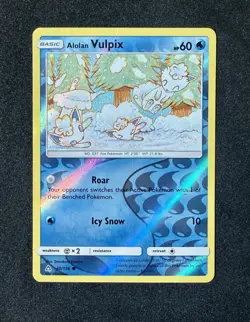 Alolan Vulpix 30/156 Common Ultra Prism Pokemon Reverse Holo Lightly Played - Image 1