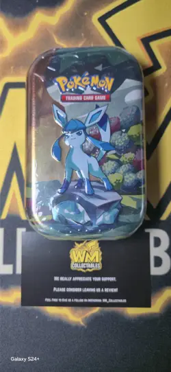 Pokemon TCG - Prismatic Evolutions Mini Tin - Scarlet & Violet - Glaceon - Image 1