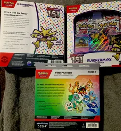 Pokemon TCG: Scarlet & Violet 151 Alakazam Ex X2 & First Partner Illustration X1 - Image 4