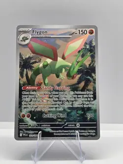 Flygon 101/094 Illustration Rare Phantasmal Flames Pokemon NM #2 - Image 1
