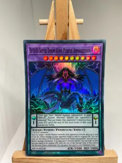 D/D/D Super Doom King Purple Armageddon - Super Rare 1st Ed MP19-EN230 NM YuGiOh - Image 1