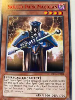 Yugioh Skilled Dark Magician DL15-EN001 Rare RED NM - Image 1