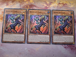 3x Heart Of Gaia - MZMU-EN033 - Super Rare - 1st Edition Playset - Yu-Gi-Oh - NM - Image 1