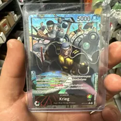 Krieg OP15-001 Alternate Art Leader NM Adventure on Kami’s Island - Image 1