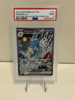 2024 POKEMON SVP EN-SV BLACK STAR PROMO #131 KINGDRA EX PSA 9 - Image 1