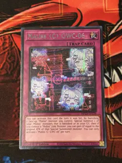 Yugioh! Maliss C GWC-06 MP25-EN128 Prismatic Secret Rare 1st Edition NM - Image 1