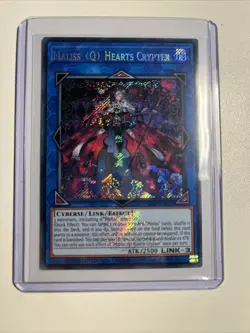Yugioh Maliss Q Hearts Crypter 25LP-EN016 Emblazoned Secret Rare - Image 1