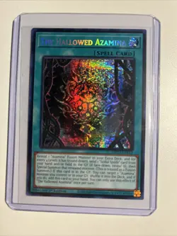 Yugioh The Hallowed Azamina MP25-EN112 Prismatic Secret Rare - Image 1