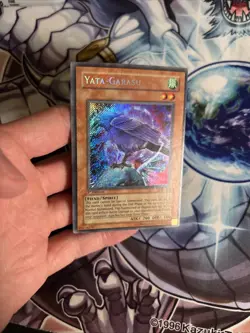(A3) Yugioh Yata Garasu LOD-000 1st Edition Secret Rare Holo Bleed MP - Image 3
