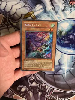 (A3) Yugioh Yata Garasu LOD-000 1st Edition Secret Rare Holo Bleed MP - Image 4