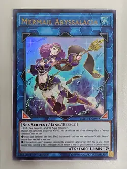 Yugioh Mermail Abyssalacia DANE-EN094 Ultra Rare 1st Ed TGA 8.5 - Image 2