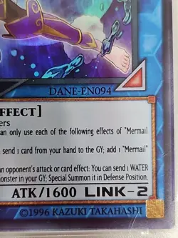 Yugioh Mermail Abyssalacia DANE-EN094 Ultra Rare 1st Ed TGA 8.5 - Image 4