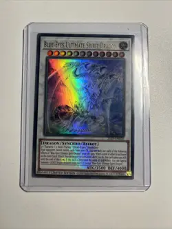 Yugioh Blue Eyes Ultimate Spirit Dragon 25LP-EN020 Emblazoned Ultra Rare - Image 1