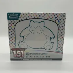 Pokemon Scarlet & Violet 151 Elite Trainer Box Snorlax Pokemon Center English - Image 1
