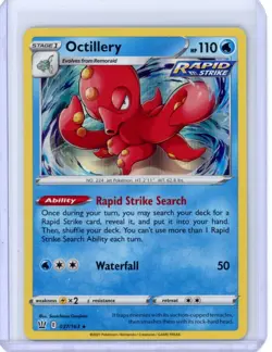 Octillery 37/163 Holo Rare - 2021 SWSH Battle Styles - Pokemon TCG - Image 1